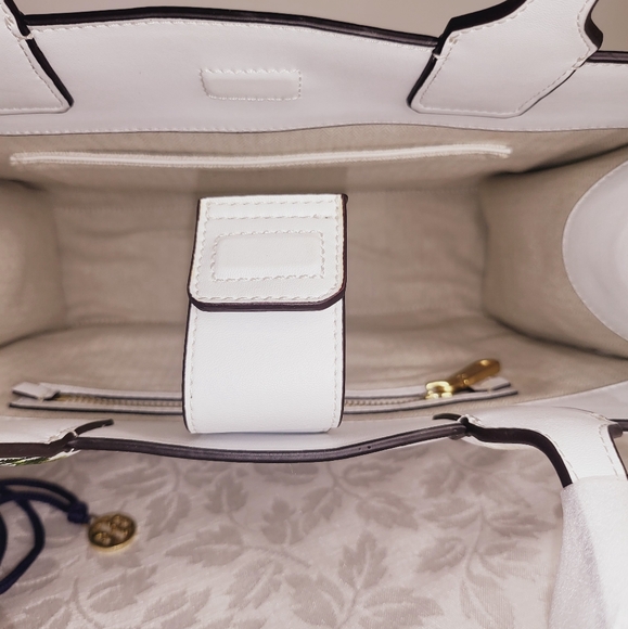 Rare Unique Tory Burch Summer White Bag, New NWT - Picture 9 of 11